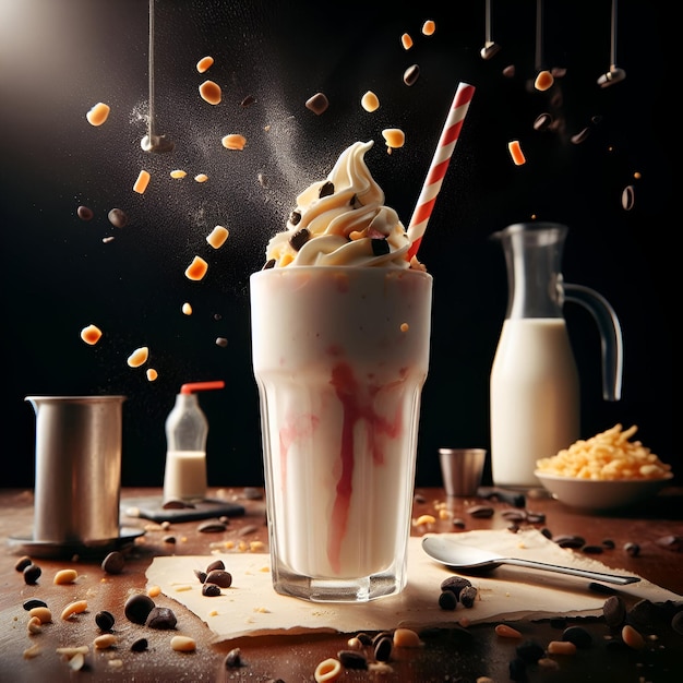 A Milkshake Image of the Gods An Explosion of Flavor in Every Sip