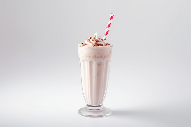 milkshake white background splash