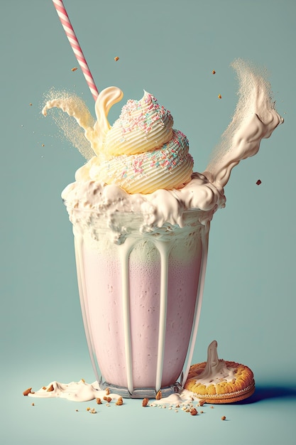 A milkshake