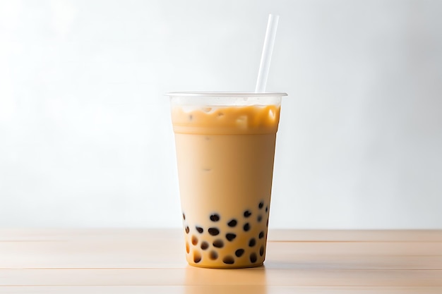 milky boba ice cup