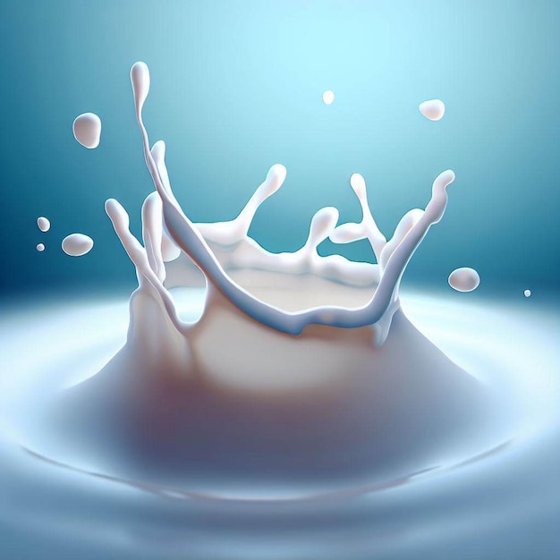 Milky Eruption Capturing the Perfect Milk Splash