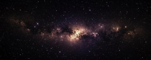 Milky way galaxy with stars nebula and space dust in the universe