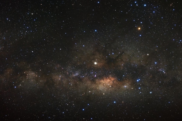 Milky way galaxy with stars and space dust in the universe