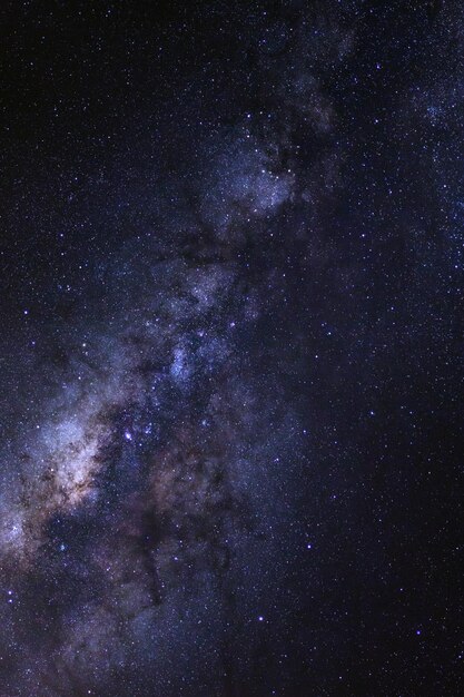 Milky way galaxy with stars and space dust in the universe