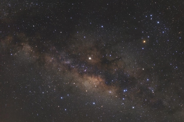 Milky way galaxy with stars and space dust in the universe