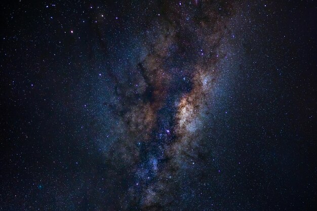 Milky way galaxy with stars and space dust in the universe