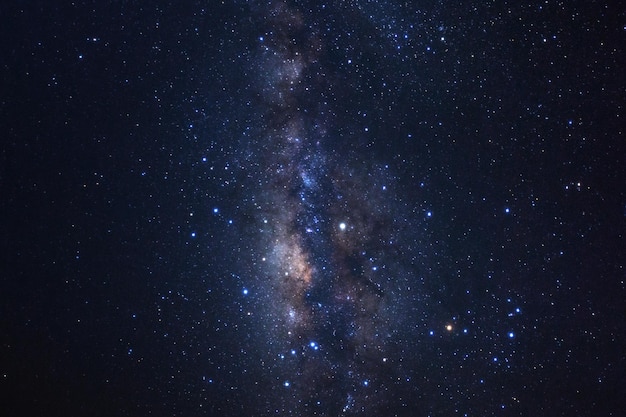 Milky way galaxy with stars and space dust in the universe