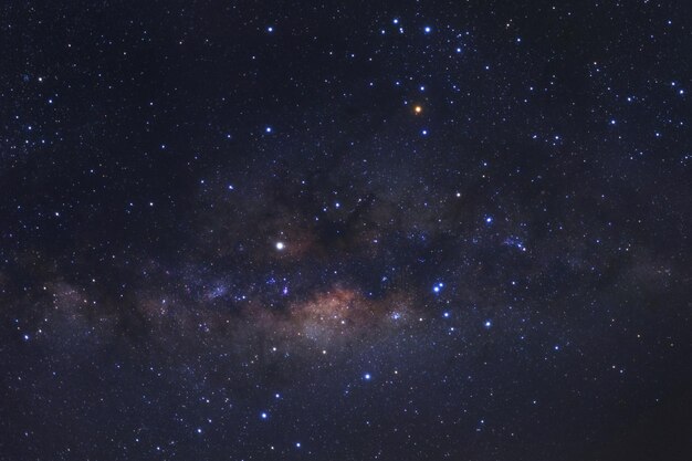 Photo milky way galaxy with stars and space dust in the universehigh resolution