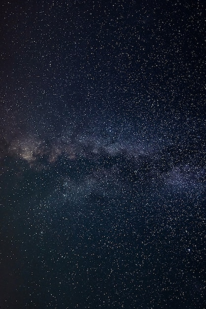 Milky Way in the night sky background