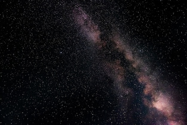 Milky way in the night sky