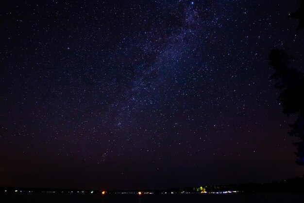 Photo milky way in the night sky