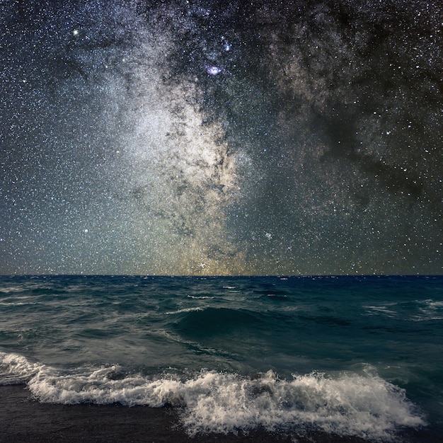 Milky Way Over The Sea