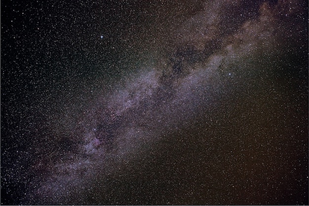 Milky way stars in summer night