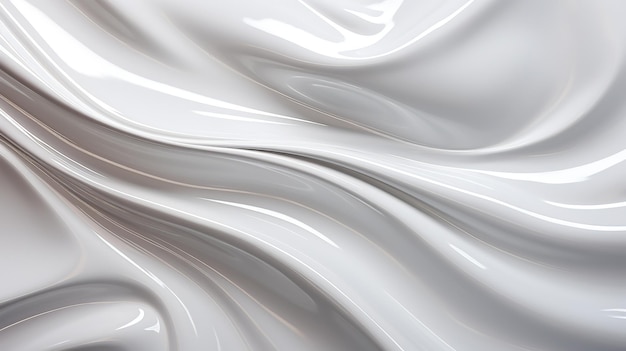 Milky white chrome texture background