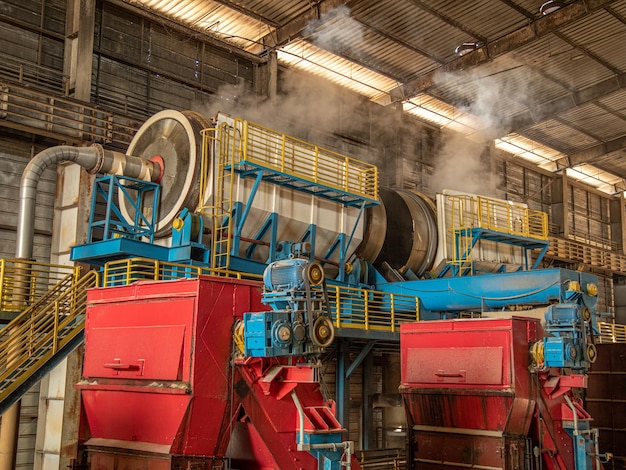 Mill processing sugar cane industry