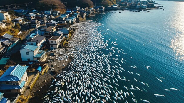 Million of fishes dead resulted by released of nuclear contaminated water