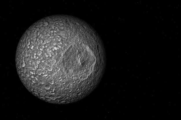 Mimas the moon of Saturn Solar System