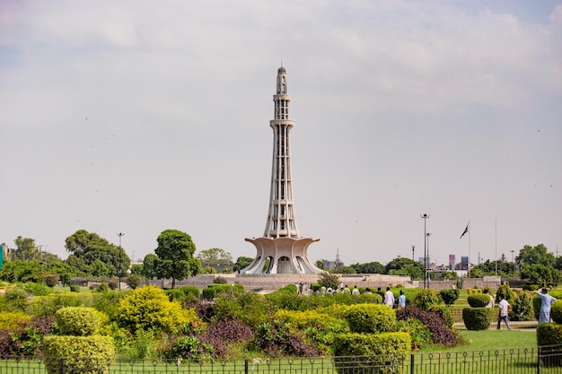 Minarepakistan Toren Pakistan Monument, Lahore, Pakistan