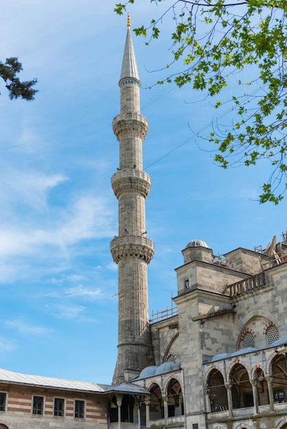 Minaret van de Blauwe Moskee