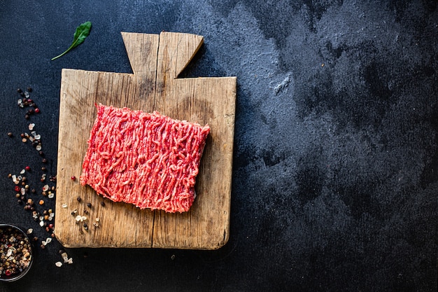 minced meat grinder ingredient on the table