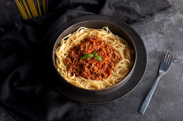Minced meat pasta