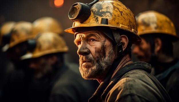 Mine mine workers Portait photography