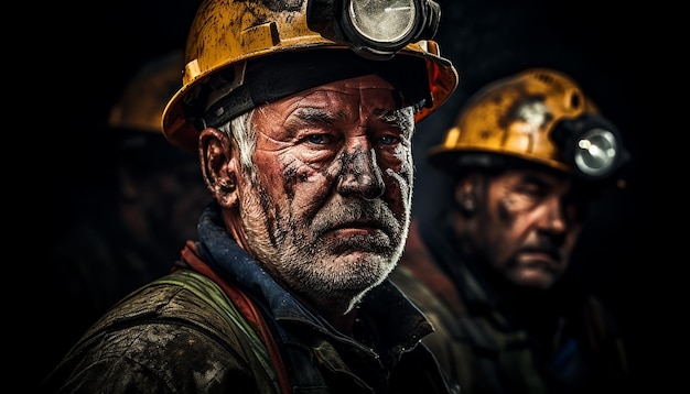 Mine mine workers Portait photography