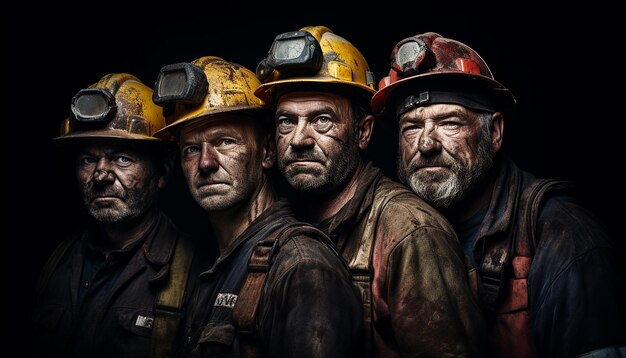 Mine mine workers Portait photography