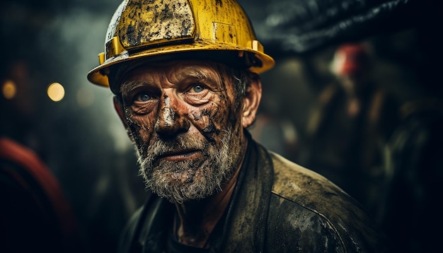 Mine mine workers Portait photography