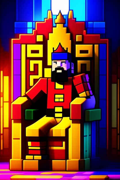 Photo minecraft king