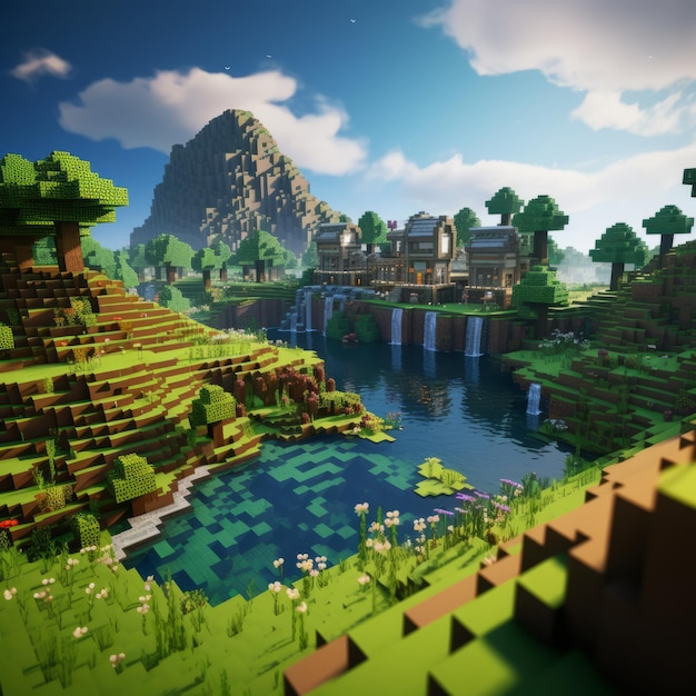 Minecraft's Stunning 8K Resolute Landscapes Unleashing the Magical World Textures and Theme