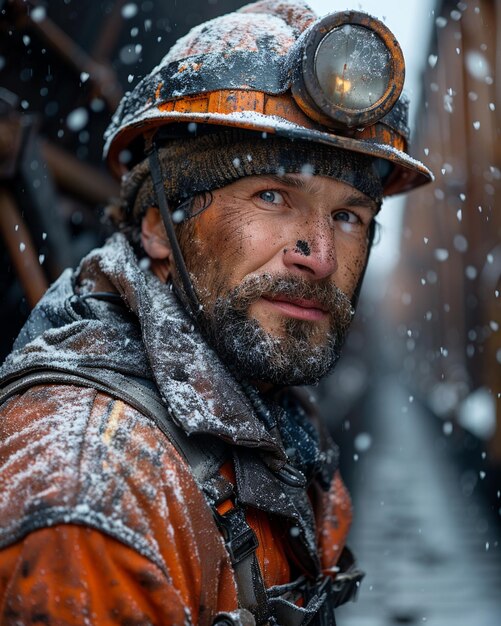 Photo a miner loading coal onto train wallpaper