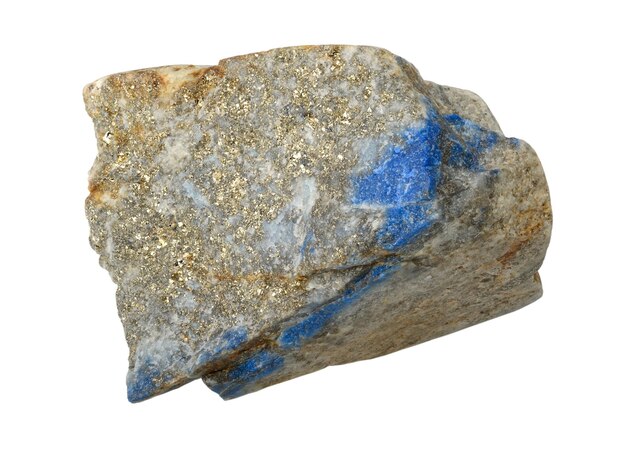 Photo mineral collection lapis lazuli