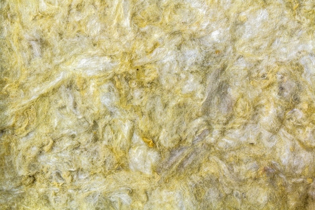 Mineral rock wool insulation material close-up for background