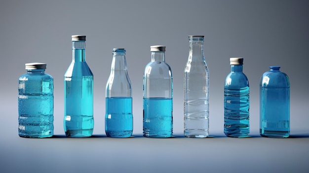 Mineral Water Glass Bottles and Containers