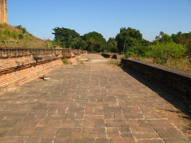 Mingun Pahtodawgyi stupa Irrawaddy rivier Myanmar