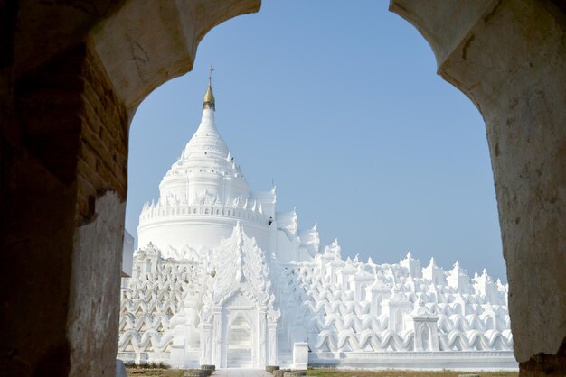 Mingun witte pagode in Mandalay Myanmar