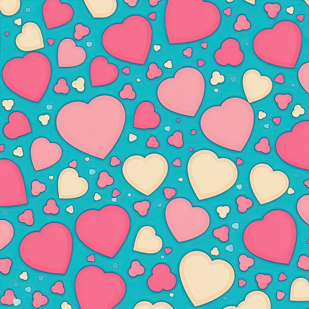 Photo mini hearts patterns whimsical designs full of love