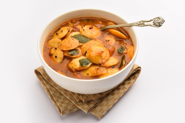 Mini idli or idlies with sambar and coconut chutney South Indian breakfast