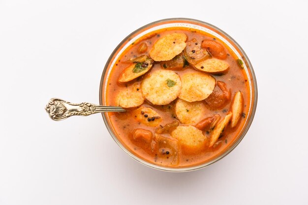 Mini idli or idlies with sambar and coconut chutney South Indian breakfast