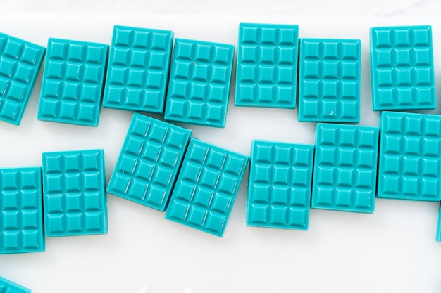 Mini mermaid chocolate bars