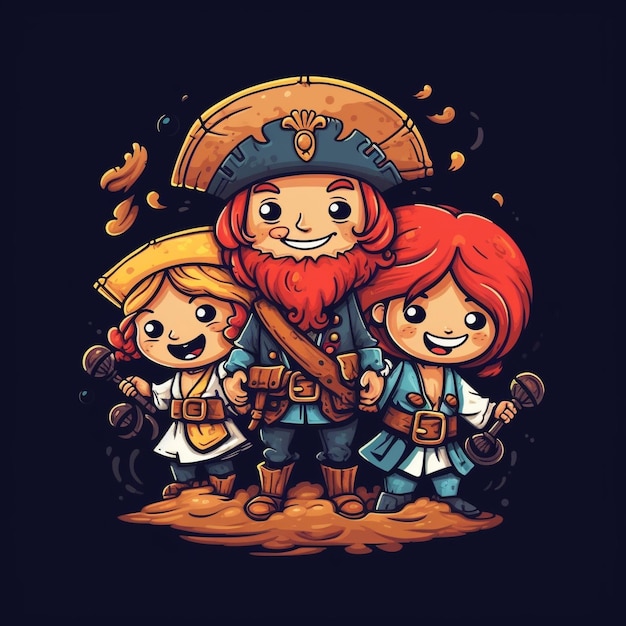 Mini Pirates Cute