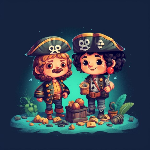 Mini pirates cute