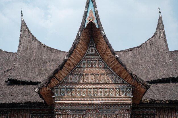 Foto mini taman indonesië traditioneel huis