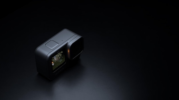 Miniature Garden inside an Action Camera with greenery