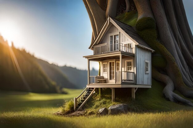 a miniature house