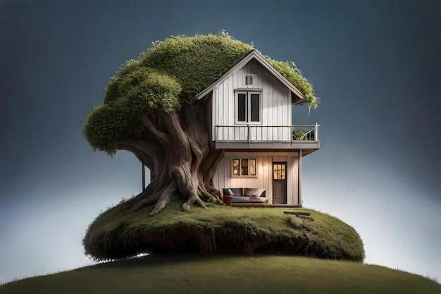 a miniature house