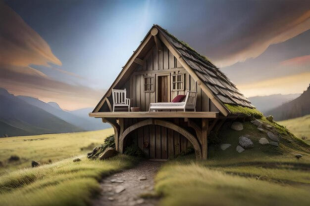 a miniature house