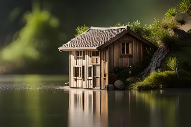 a miniature house