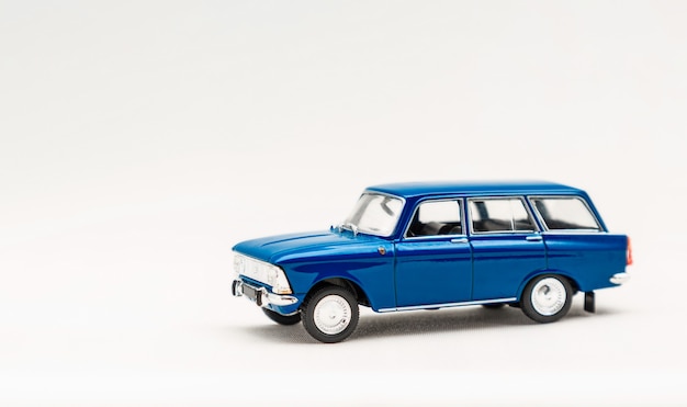 A miniature model of a Russian car